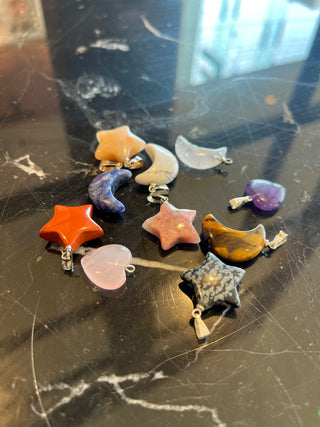 Selection of crystals used to personalise Aberdevine lingerie